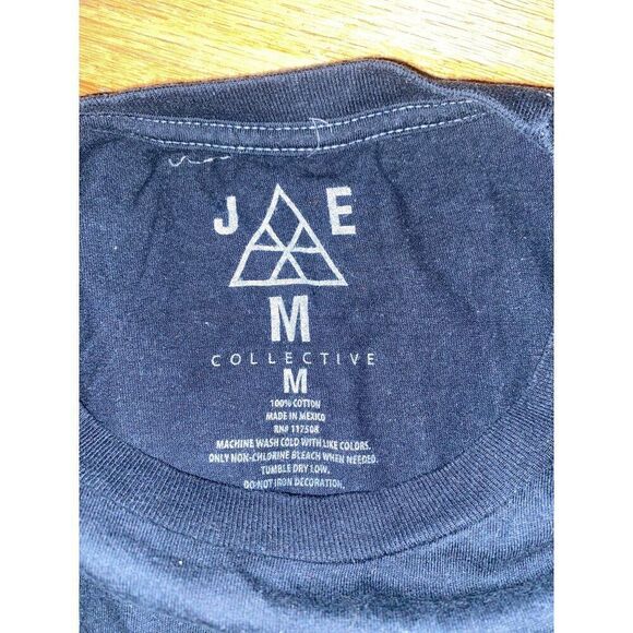 JEM Collective Men's graphic pattern cotton short sleeve crew neck t-shirt sz M - Picture 8 of 8